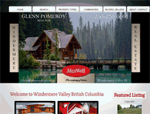 Tablet Screenshot of glennpomeroyrealtor.ca